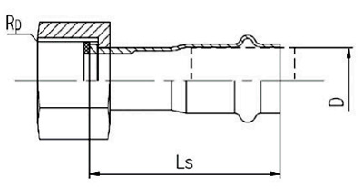 螺紋移動轉換接頭