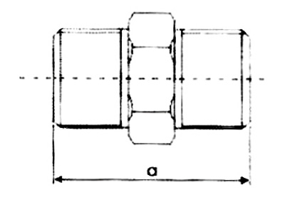 雙外絲轉(zhuǎn)換接頭